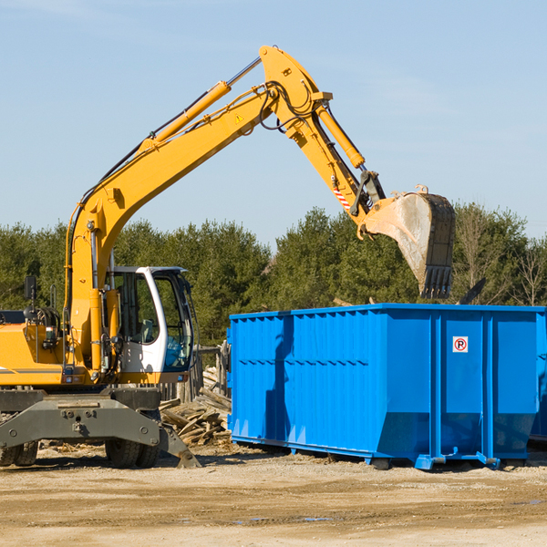 can i rent a residential dumpster for a construction project in Saxon